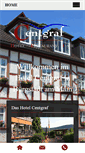Mobile Screenshot of hotel-centgraf.de